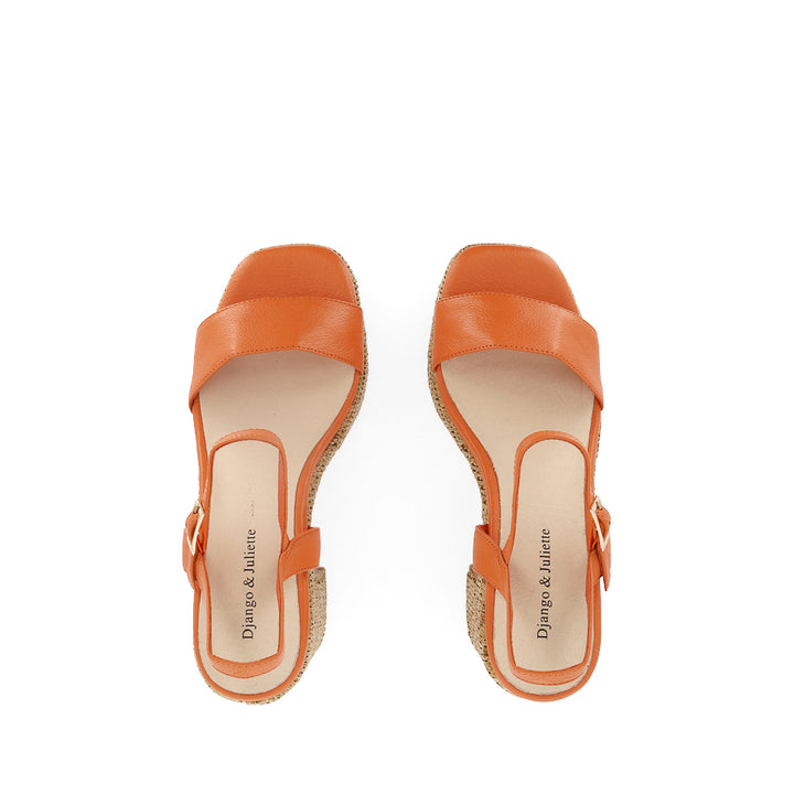 KELLOW - BRIGHT ORANGE LEATHER