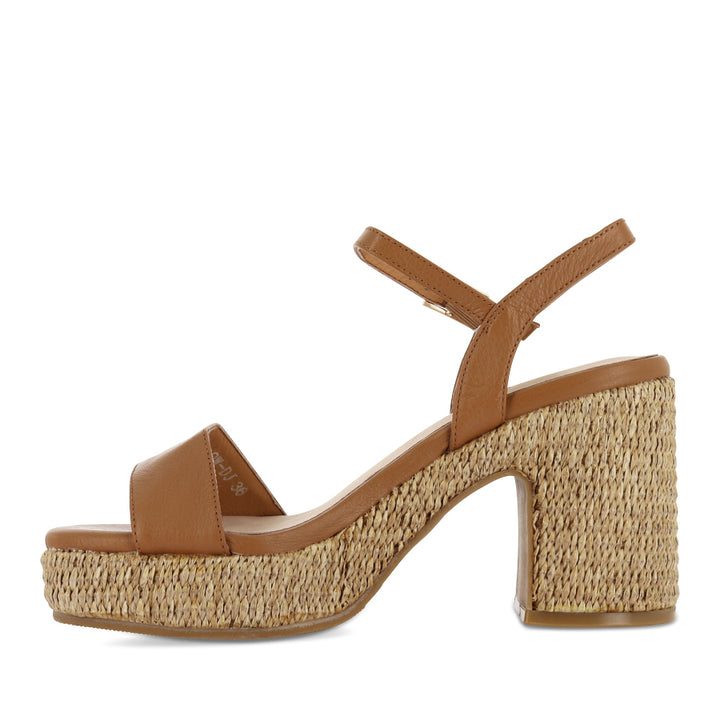 KELLOW - DARK TAN LEATHER