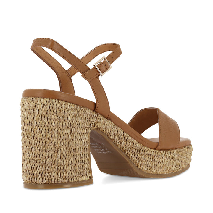 KELLOW - DARK TAN LEATHER