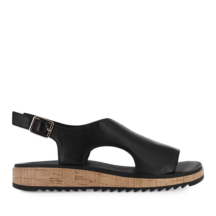 OLINGOS - BLACK LEATHER BLACK SOLE