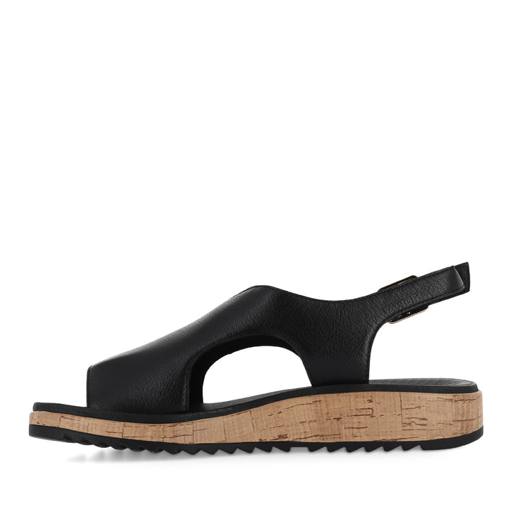 OLINGOS - BLACK LEATHER BLACK SOLE