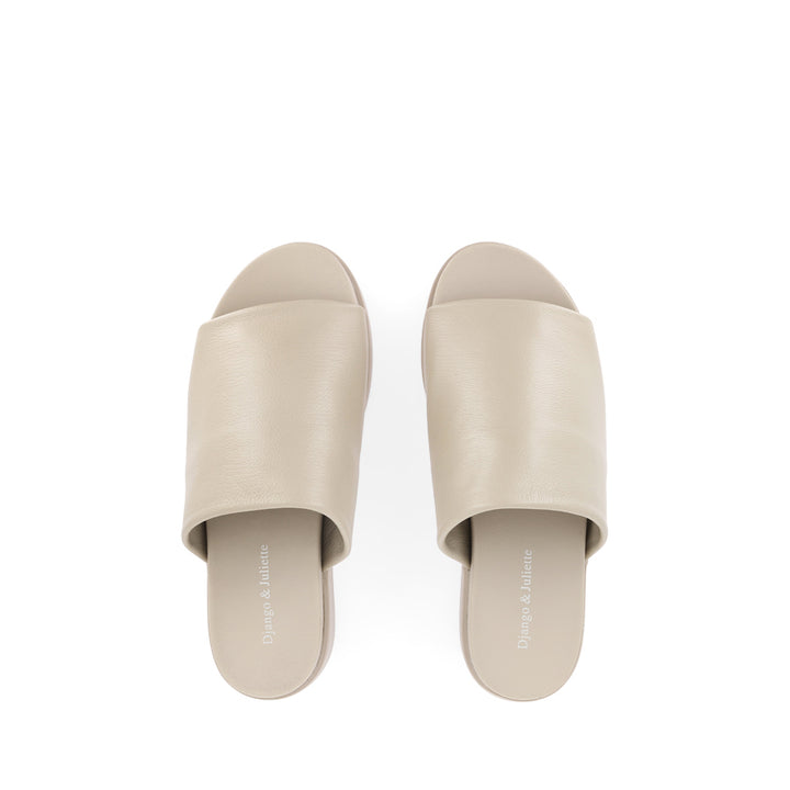 SOFFIA - LATTE LEATHER/LATTE SOLE