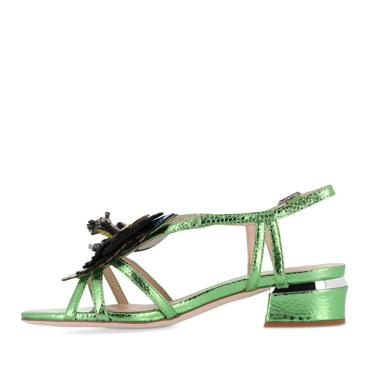 TALLUHA - LIME MULTI LIZARD LEATHER