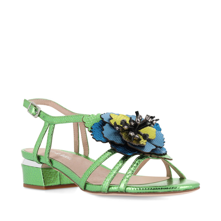 TALLUHA - LIME MULTI LIZARD LEATHER