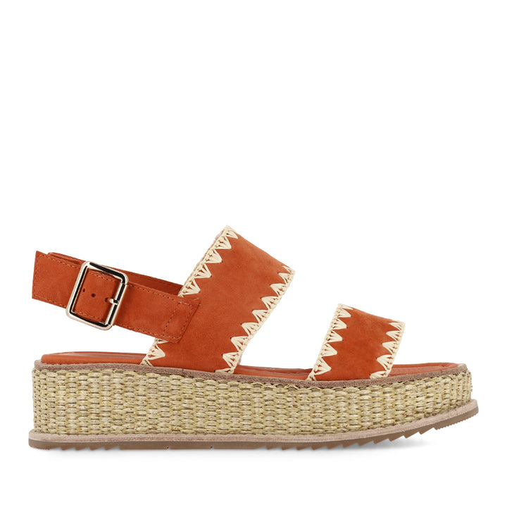 VERA - DARK ORANGE SUEDE