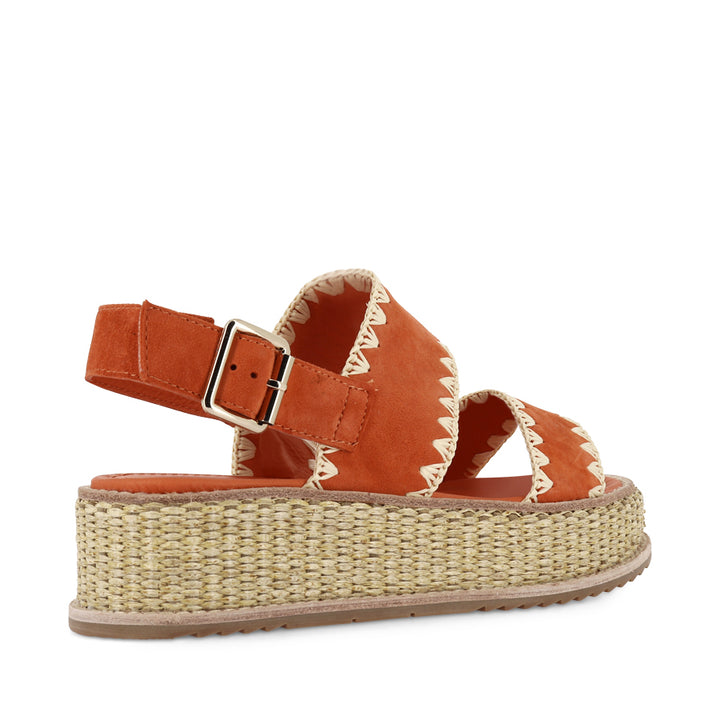 VERA - DARK ORANGE SUEDE