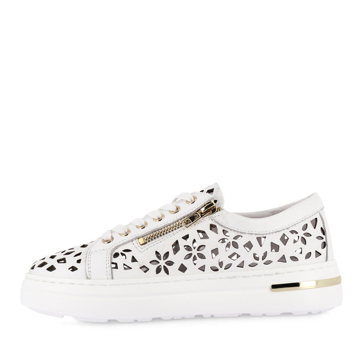 WOLINS - WHITE LEATHER