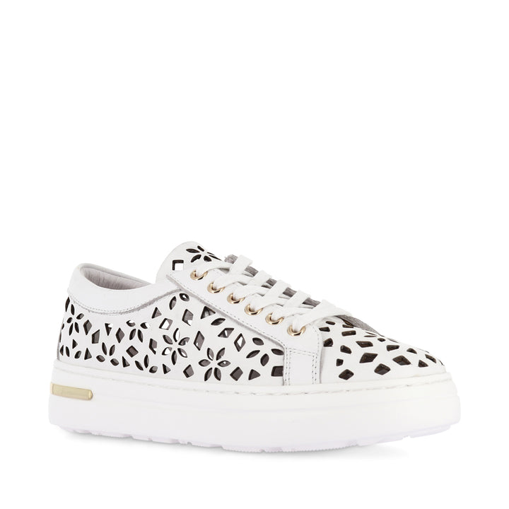 WOLINS - WHITE LEATHER