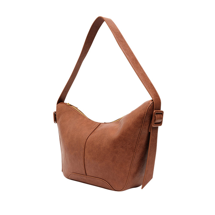 BARTON SHOULDER BAG - TAN PEBBLE