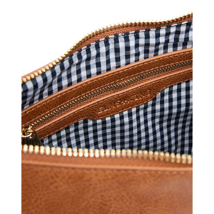 BARTON SHOULDER BAG - TAN PEBBLE