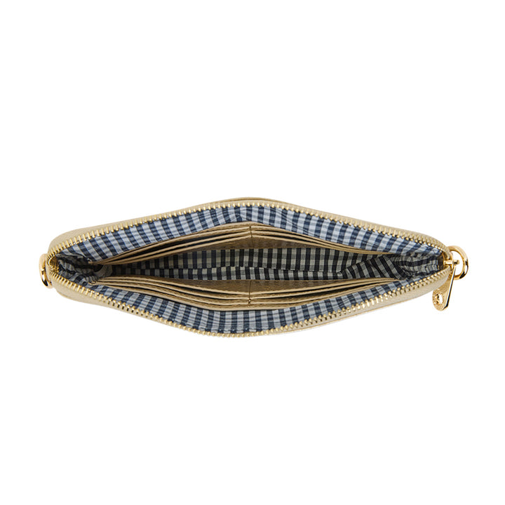 WALLET BOWERY - LIGHT GOLD CRINKLE