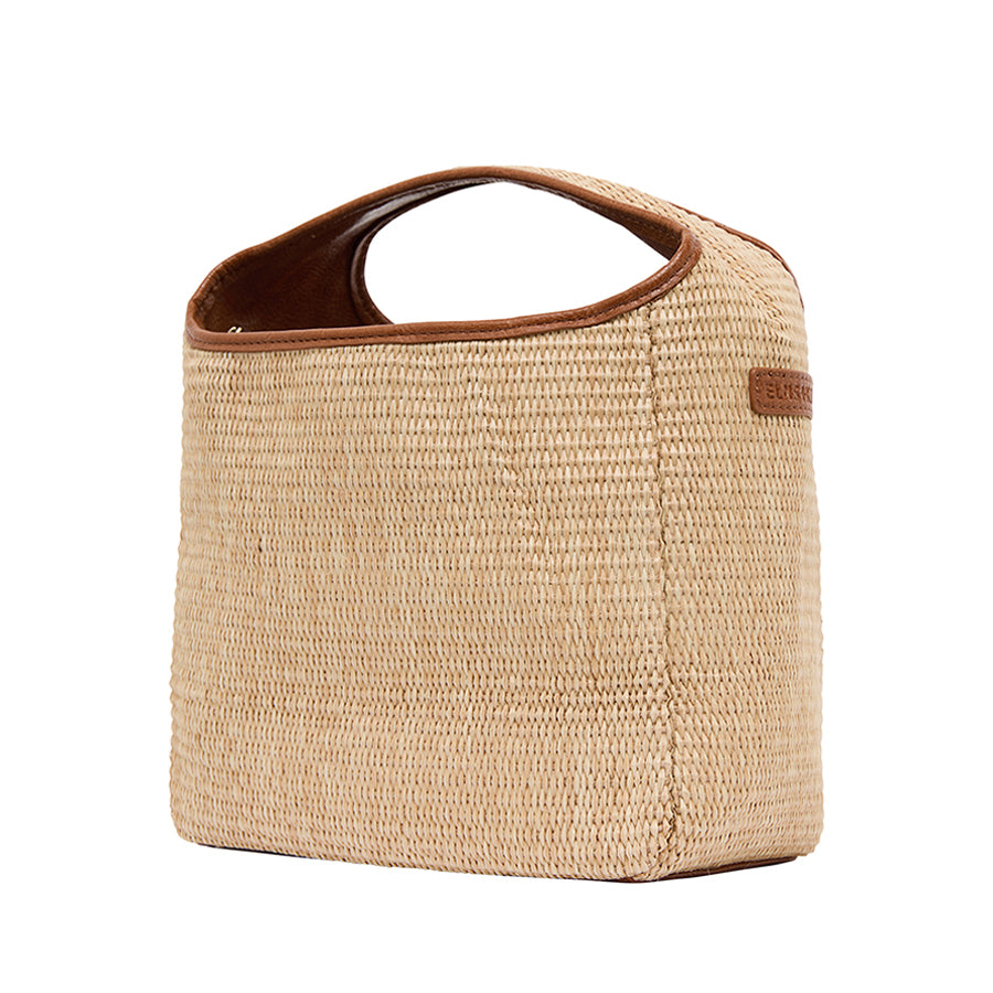 LGE LINTON CROSSBODY - TANP/NATURAL WEAVE