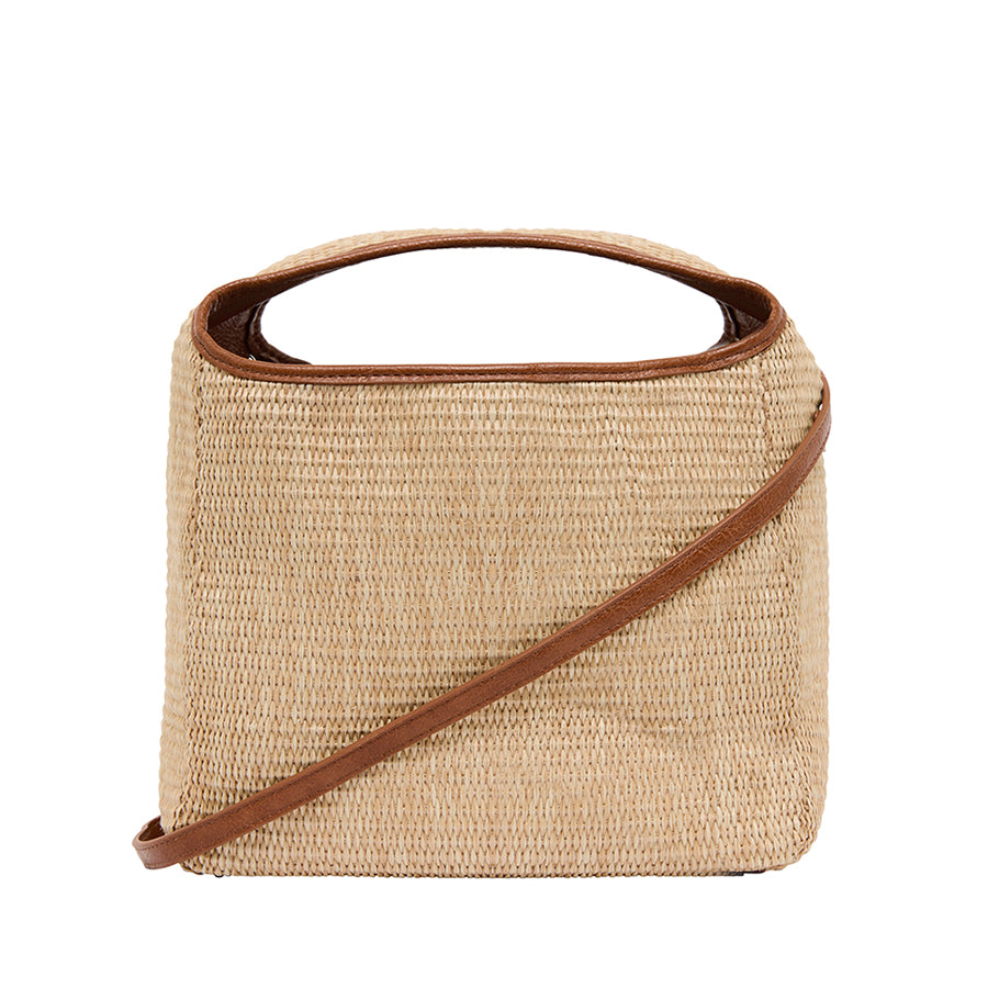 LGE LINTON CROSSBODY - TANP/NATURAL WEAVE