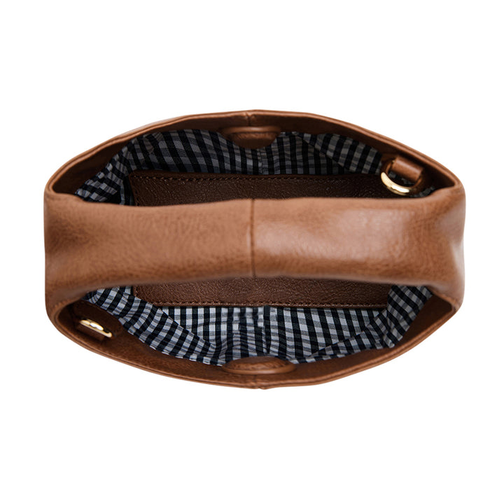 LINTON CROSSBODY - TAN PEBBLE