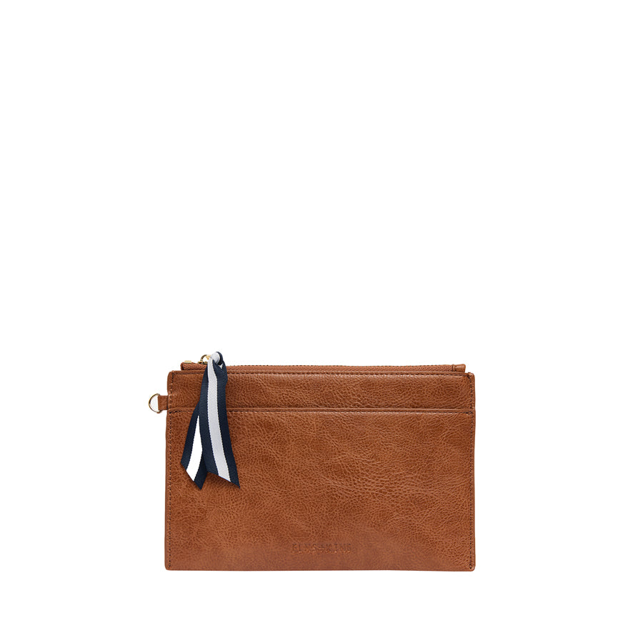 NEW YORK COIN PURSE - TAN PEBBLE