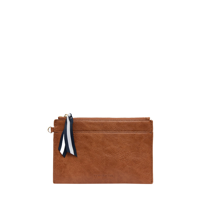 NEW YORK COIN PURSE - TAN PEBBLE