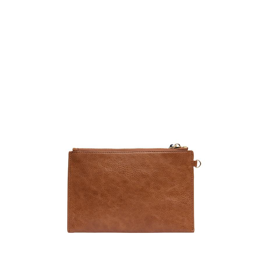 NEW YORK COIN PURSE - TAN PEBBLE