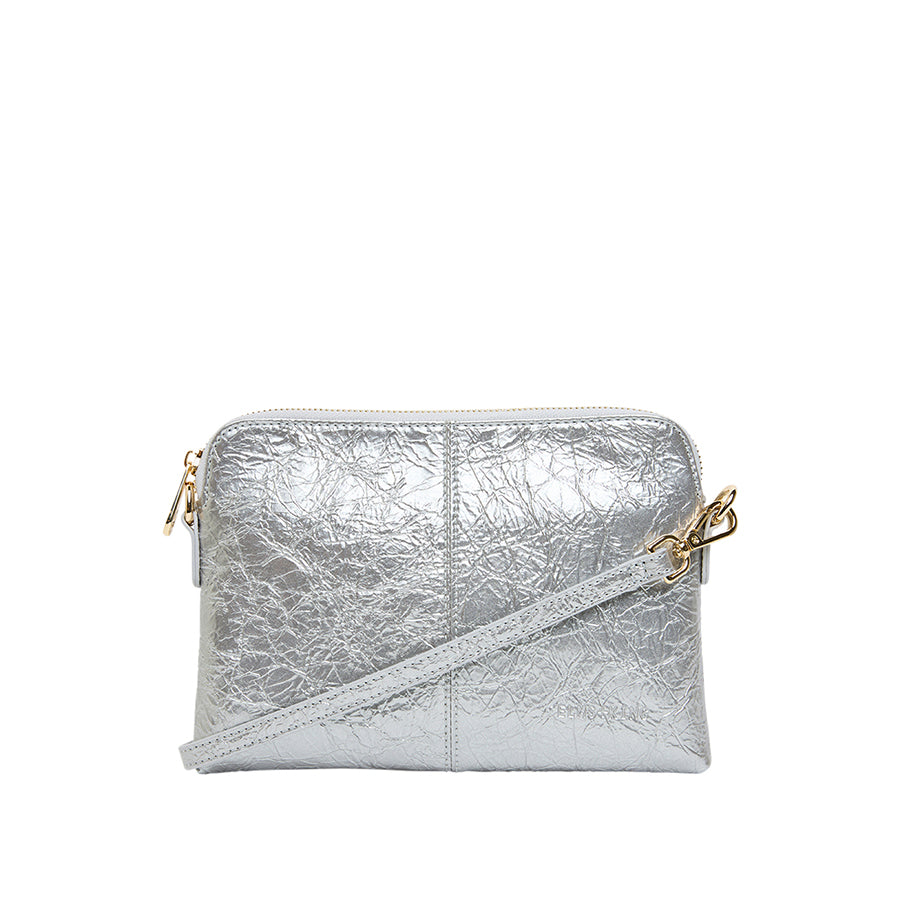 WALLET BOWERY - SILVER CRINKLE