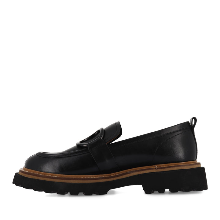 ABBI - BLACK LEATHER