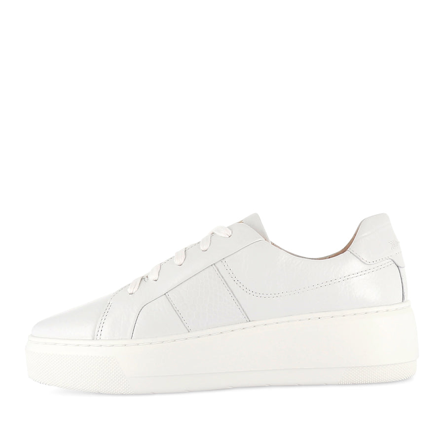 RILEY - WHITE TUMBLE LEATHER