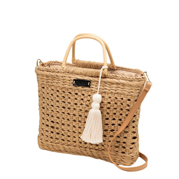 9306 HARO - BROWN NATURAL RAFIA