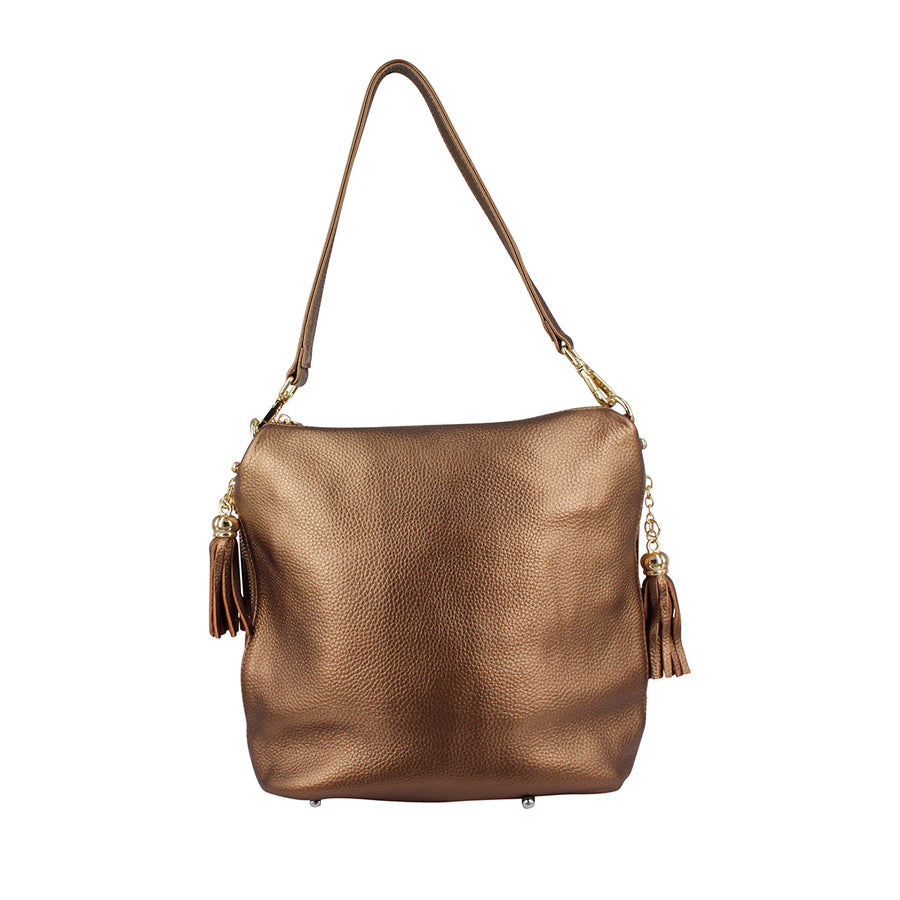 HARPER - METALLIC BRONZE LEATHER