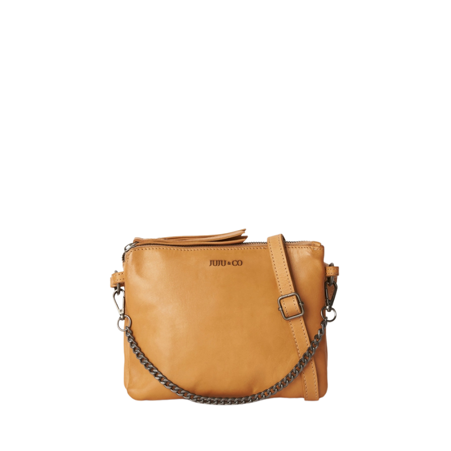 GOOD JUJU BAG - TAN LEATHER – Evans Shoes