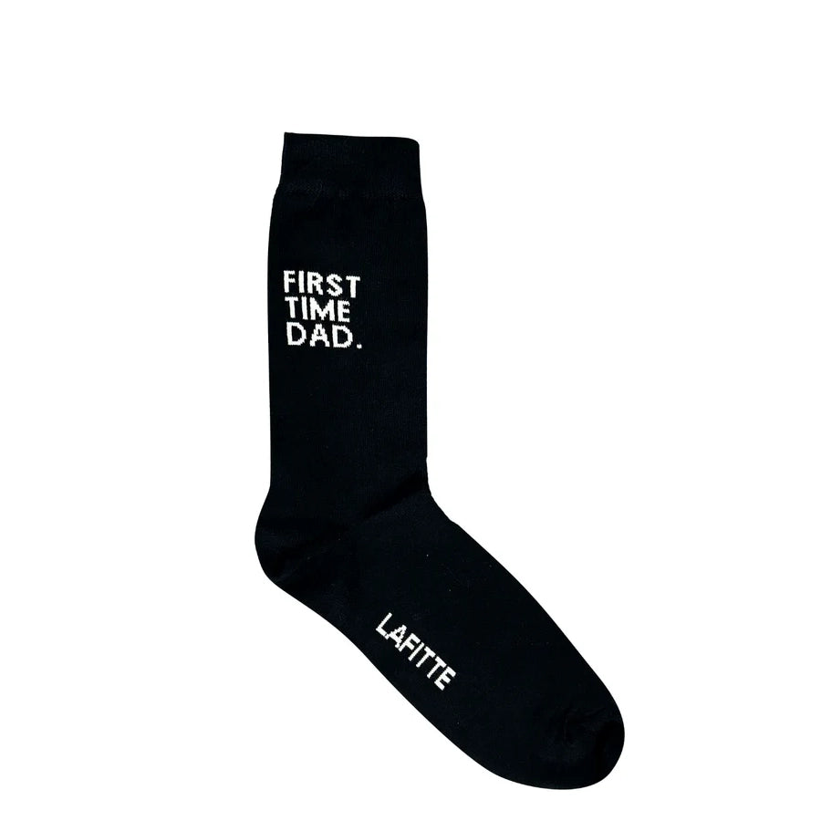FIRST TIME DAD SOCKS - BLACK