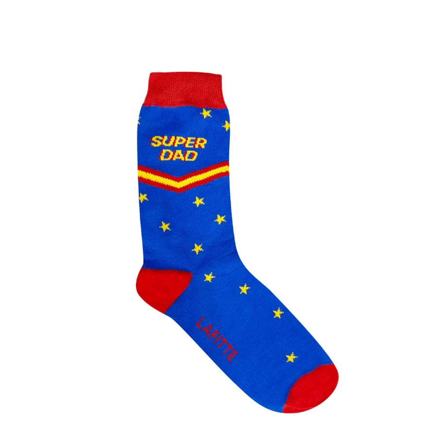 SUPER DAD SOCK - BLUE