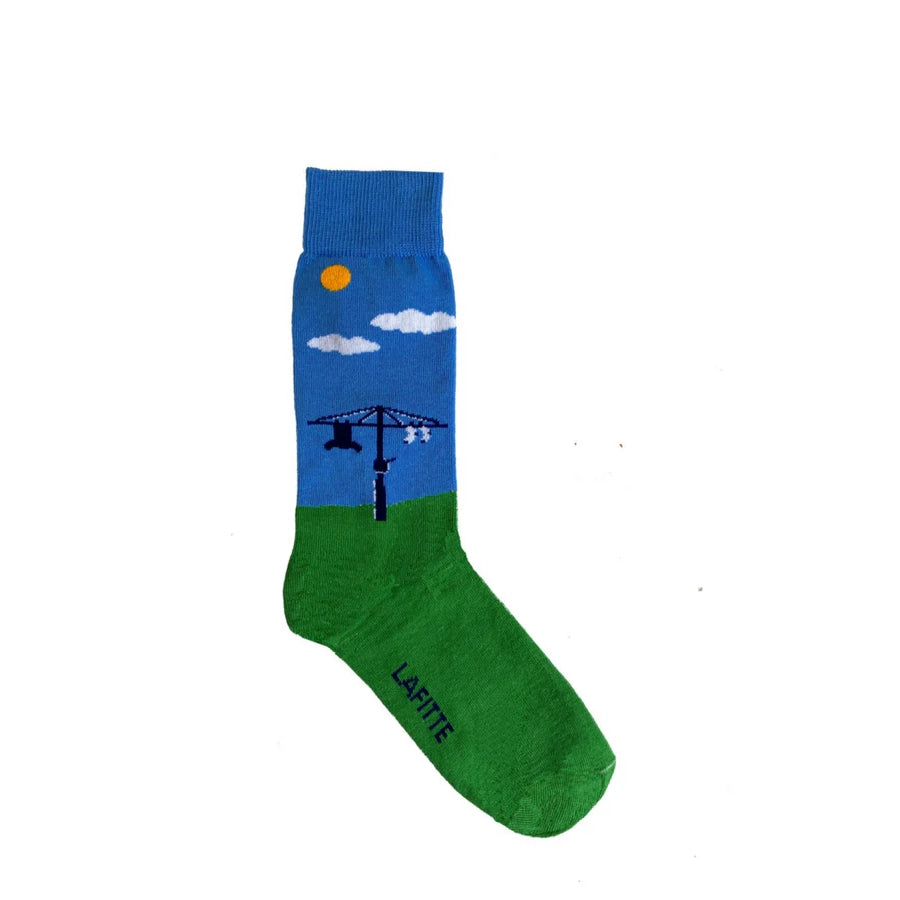 HILLS HOIST SOCK - BLUE/GREEN