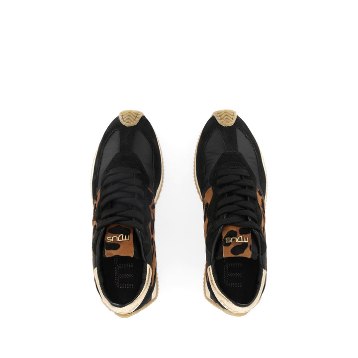 LANA - BLACK/LEOPARD MULTI