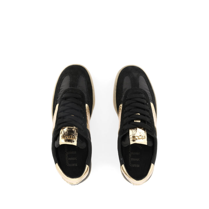 TARAS - BLACK/GOLD LEATHER