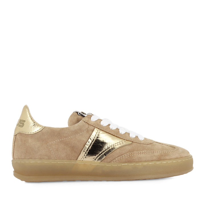 TASH - TAN/GOLD SUEDE