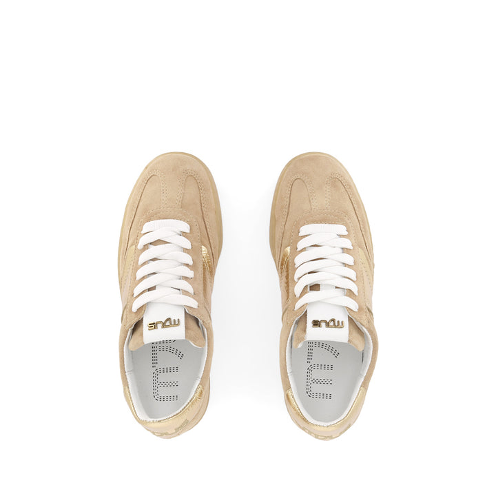 TASH - TAN/GOLD SUEDE