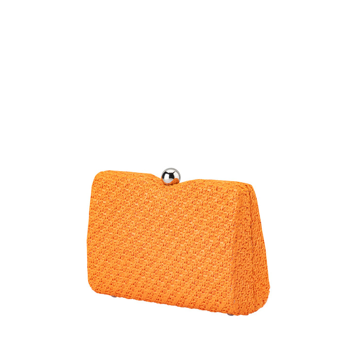 BIRDIE TEXTURAL HANDLE BAG - ORANGE