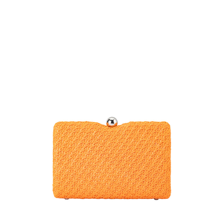 BIRDIE TEXTURAL HANDLE BAG - ORANGE