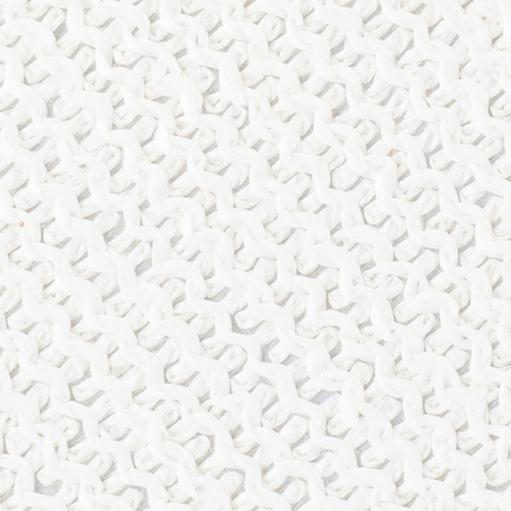 BIRDIE TEXTURAL HANDLE BAG - WHITE