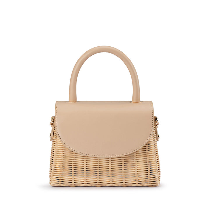 ELLE WICKER TOP HANDLE - NATURAL