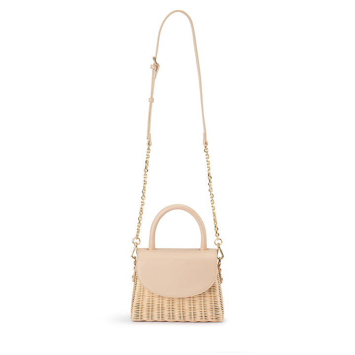 ELLE WICKER TOP HANDLE - NATURAL