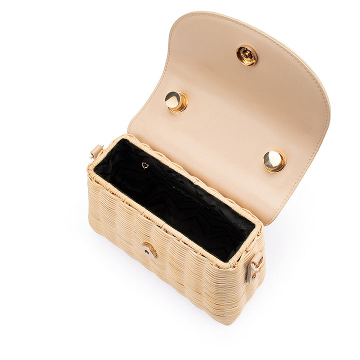 ELLE WICKER TOP HANDLE - NATURAL
