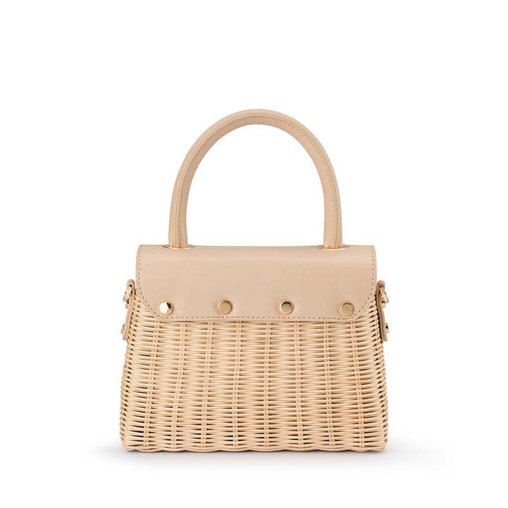ELLE WICKER TOP HANDLE - NATURAL