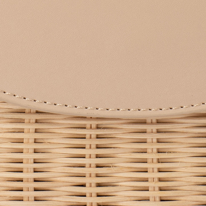 ELLE WICKER TOP HANDLE - NATURAL