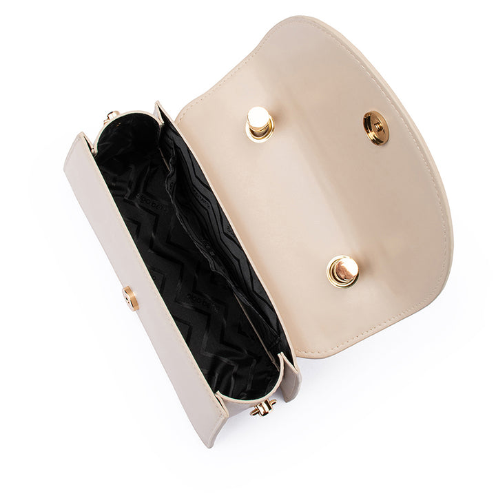 PHOEBE BAMBOO HANDLE BAG - MINK