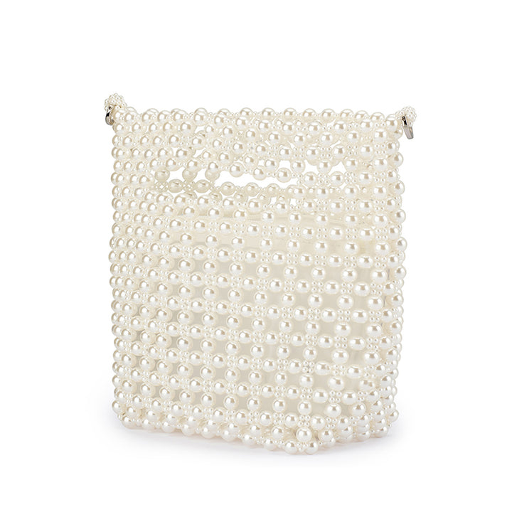 TILDA BEADED GRAB BAG - PEARL