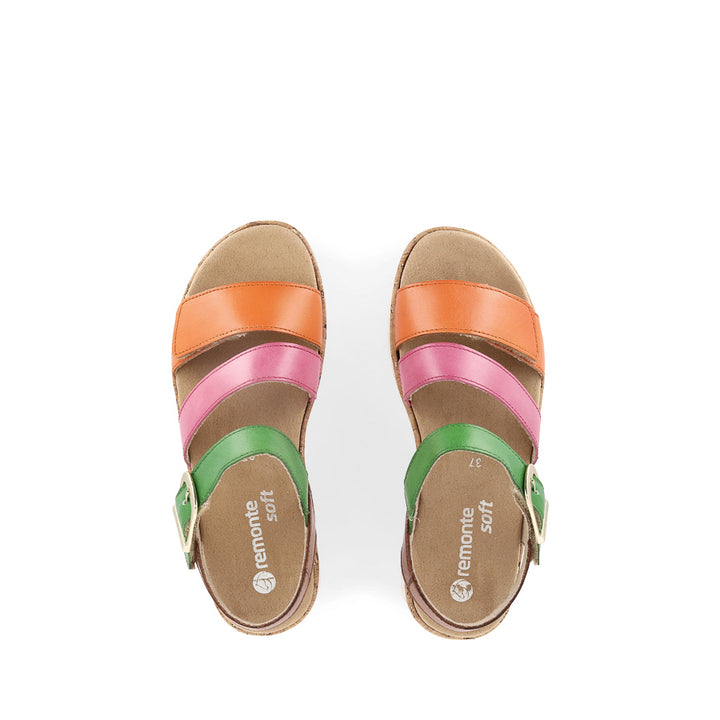 DAKOTA D2P50 - ORANGE MULTI LEATHER