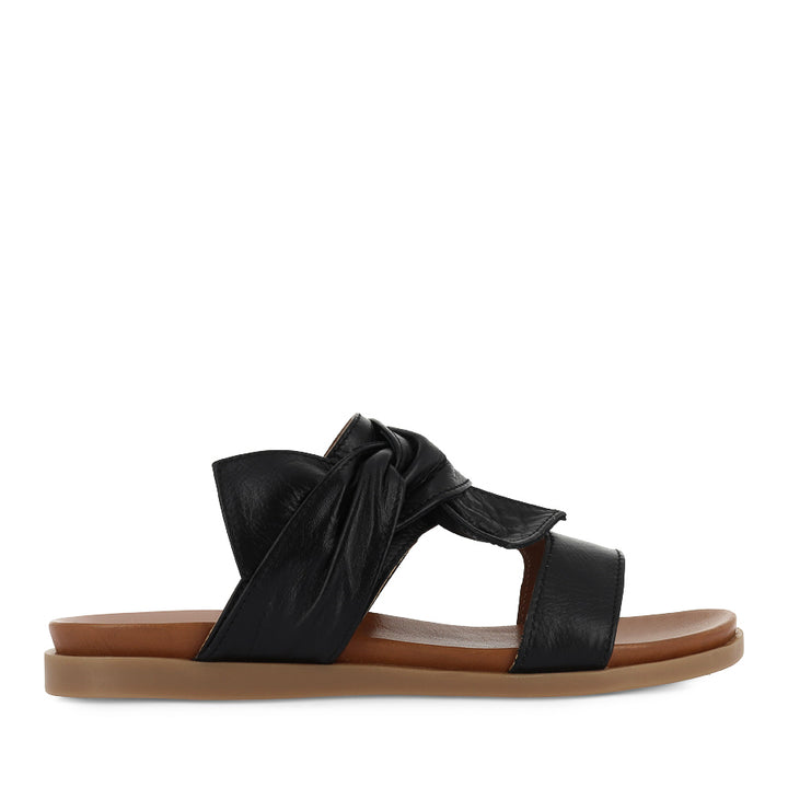 BECKAH - BLACK LEATHER