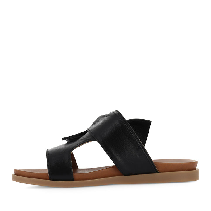 BECKAH - BLACK LEATHER