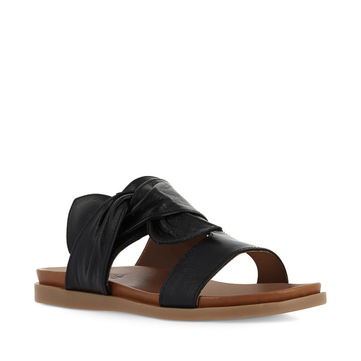 BECKAH - BLACK LEATHER