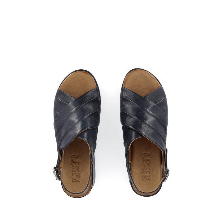 PEARL - NAVY LEATHER