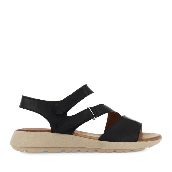 POPPY - BLACK LEATHER